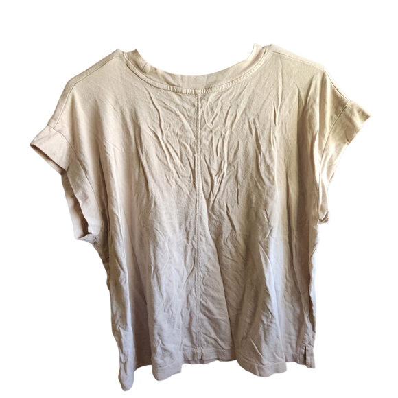 5/$25 A New Day Cream Boxy Short Sleeve T-Shirt - Picture 2 of 2